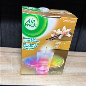 Air Wick Color Changing Candle Vanilla Indulgence 4.23 oz (120g)
